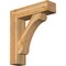 Ekena Millwork Legacy Block Rough Sawn Bracket w/ Offset Brace, Western Red Cedar, 8"W x 30"D x 34"H BKT0806X30X34LEC05RWR - alternate 1